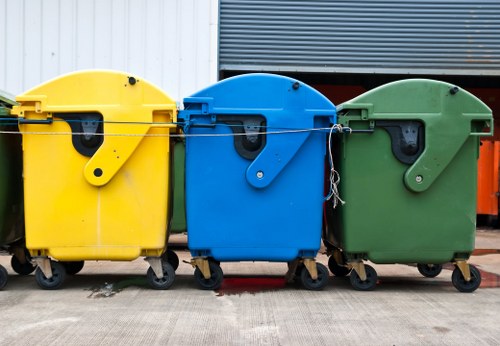 Waste management professionals at work in Wanstead