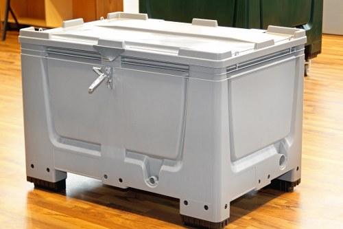 Symbol representing accessibility support for commercial waste in Wanstead